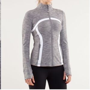 Lululemon Define Jacket Wee Are From Space Coal Fossil / White - Size 4